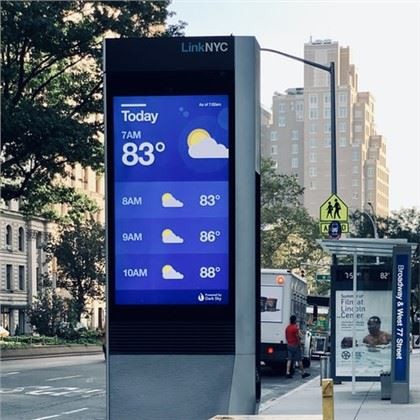Vanjska LED digitalna natpisna ploča
